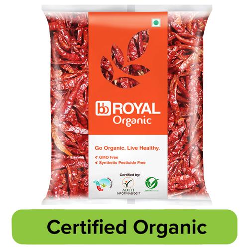 bb Royal Organic - Red Chilli, Whole / Sigappu Milagai, 100 g