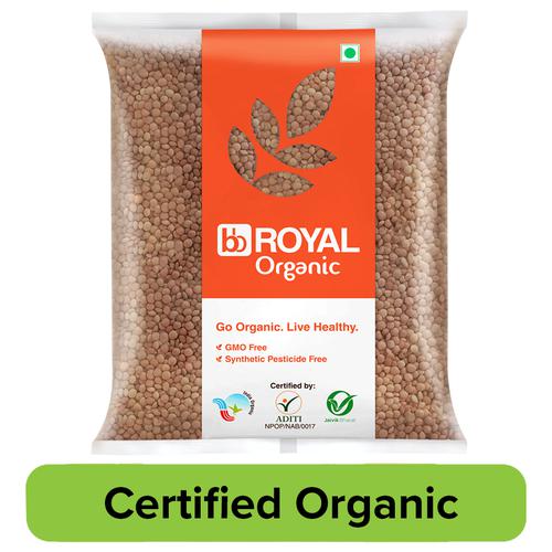 bb Royal Organic - Black Masoordal, Whole / Massor Paruppu / Mysore Paruppu, 500 g
