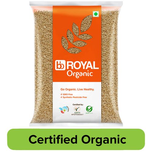 bb Royal Organic - Sona Masoori Semi Brown Rice, Handpounded / Pacharisi, 5 Kg