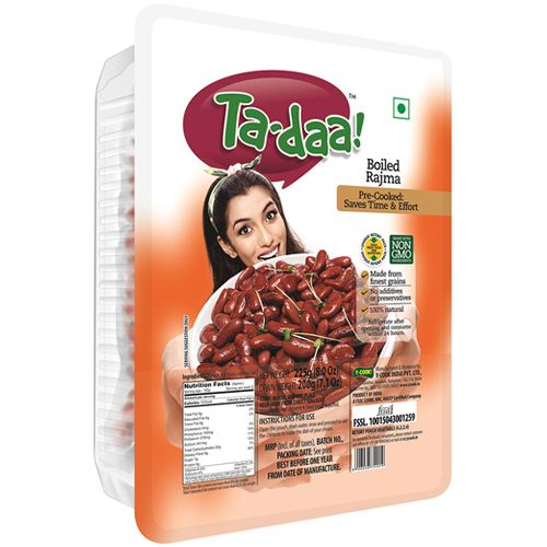 Tadaa Boiled Rajma, 225 g Tray