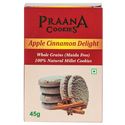 Praana Millet Cookies - Apple Cinnamon Delight, 45 g