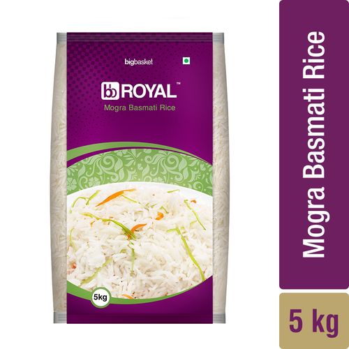 bb Royal Basmati Rice - Mogra, Broken/Tukda, 5 kg