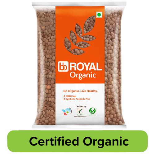 bb Royal Organic - Masoor Black Whole, 1 kg