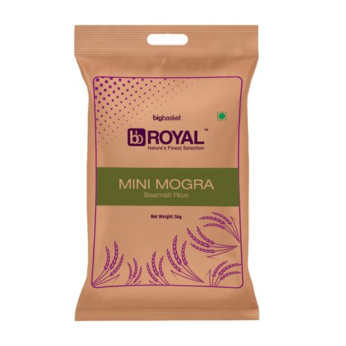 bb Royal Basmati Rice - Mini Mogra, Broken/Tukda, 5 kg Pouch