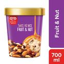 kwality walls Frozen Dessert - Fruit & Nut, 700 ml