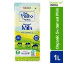 Fresho Organic Certified Organic Skimmed UHT Milk, 1 L