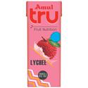 Amul Tru Litchi, 200 ml Tetrapack
