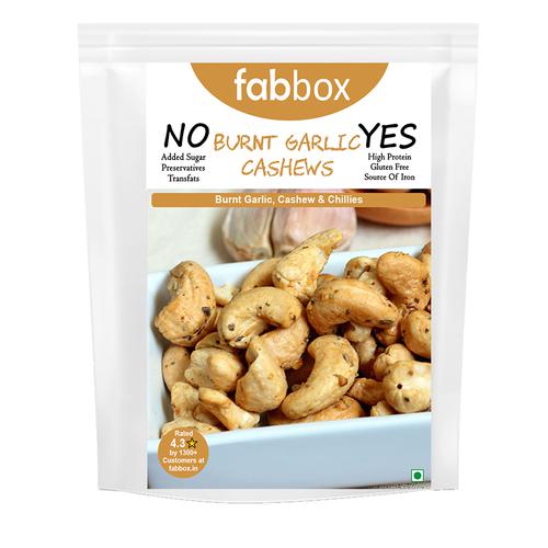 FabBox Burnt Garlic Cashew, 40 g Pouch