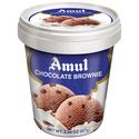 Amul Chocolate Brownie Ice Cream, 125 ml Plastic IML Cup