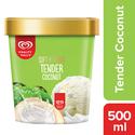 kwality walls Tender Coconut Tub - Frozen Dessert, 500 ml