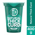 Id Fresh Natural Thick Curd, 400 g Cup
